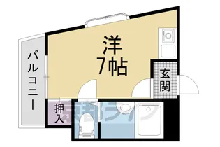 シャトー ドゥ クリヨン【406号室】の間取り