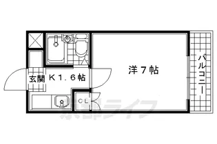 メゾン・ドゥ・クリヨン【105号室】の間取り