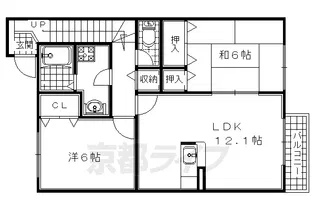 ファインパラッツオ2号館【202号室】の間取り