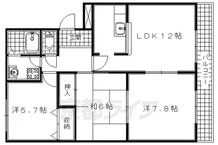 グッドヒルズ桜が丘【105号室】の間取り