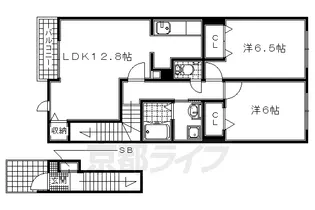 リバ− フォレスト【2階】の間取り
