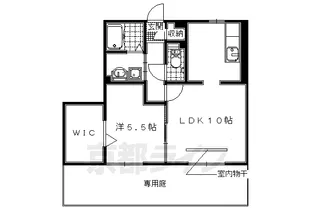 カーサ セレス【106号室】の間取り