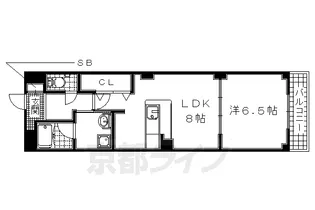 ソレアード【101号室】の間取り
