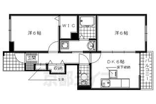 エレガンシア【101号室】の間取り