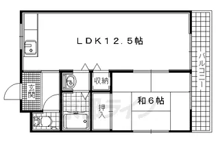 内田山ハイツ【202号室】の間取り