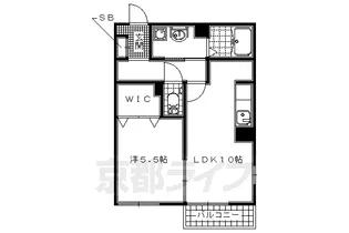 シャトーヒルズ 南館【102号室】の間取り