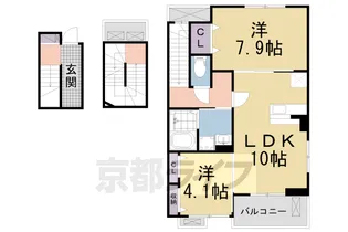 アルカンシエルコリーヌ【301号室】の間取り