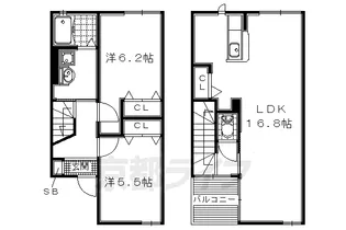 チェリーヒルズ【102号室】の間取り
