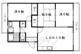 ファレノ・日野【3階】の間取り