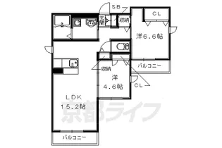 シャーメゾン狛田【103号室】の間取り