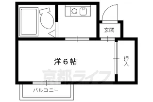 第一ロイヤルハイツ【301号室】の間取り