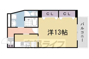 京都府向日市寺戸町初田【マンション】の間取り