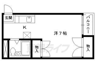 メゾン坊ちゃん【303号室】の間取り