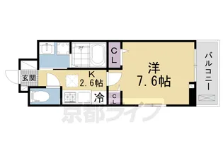 京都府京田辺市薪里ノ内【アパート】の間取り