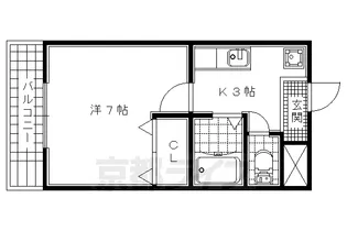 メゾン・エンジュ【204号室】の間取り