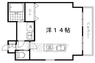 メゾン・ドゥ・レテューディヤン浩栄【112号室】の間取り