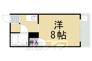 コーポボンジュール【203号室】の間取り