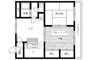ボーリバージュ【102号室】の間取り