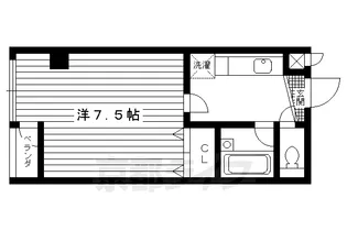 エレガンス岡崎【202号室】の間取り