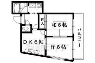 パレアズマ今里【301号室】の間取り