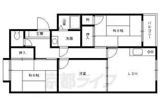 メゾンドュトゥジュール【207号室】の間取り