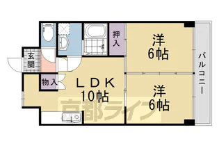 シェモア19【203号室】の間取り
