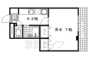 ハートフルマンション【105号室】の間取り
