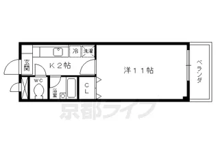 ハートフルマンション【217号室】の間取り