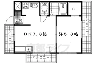 M’PLAZA大住参番館【501号室】の間取り