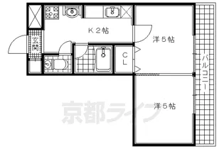 M’PLAZA大住参番館【4階】の間取り