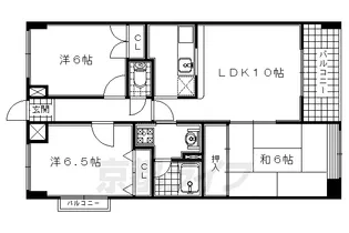 「スマイルオーキット」【405号室】の間取り