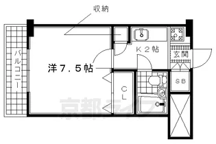 ホーユウコンフォルト京都田辺【505号室】の間取り