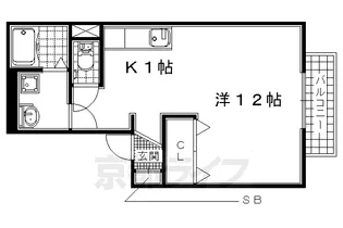アルシオネ【102号室】の間取り