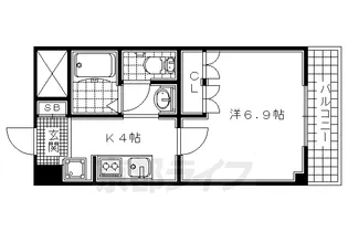 アプリコットジャム【205号室】の間取り