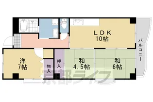 日本鉱産ビルグラハイツ【6階】の間取り
