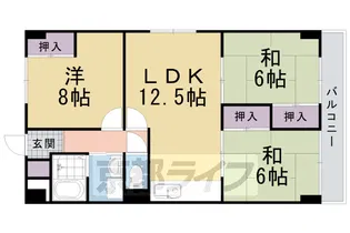 シャルレ2番館【303号室】の間取り