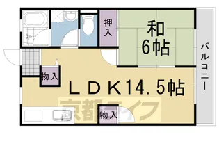 「ウエストヒル・パートⅡ」【2階】の間取り