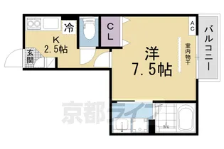 ルミエール(京田辺)【2階】の間取り