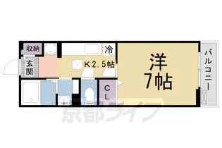 アーデント・ライツ【2階】の間取り