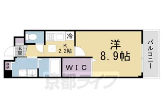 メゾンジェルメ【1階】の間取り