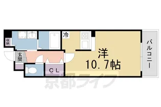 メゾンジェルメ【2階】の間取り