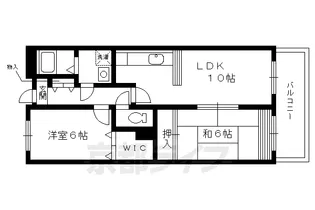 野村マンション【403号室】の間取り