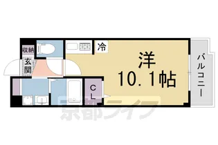 アベニュー【211号室】の間取り