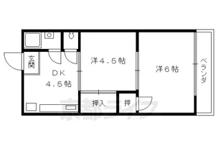 サンシティフジトB棟【202号室】の間取り