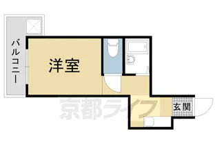 レスポワールユキオ【207号室】の間取り