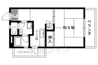 坪内マンション【502号室】の間取り
