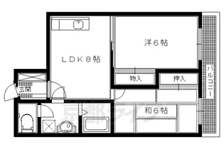 メゾンドール東条【202号室】の間取り