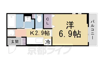 エアリー【201号室】の間取り