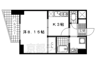 プレステージ参番館【401号室】の間取り