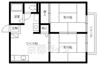 ミーツハオス南天ノ森【203号室】の間取り